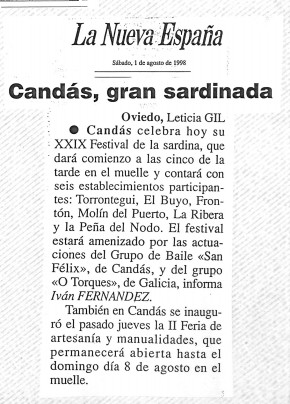 1998 Candás gran sardinada